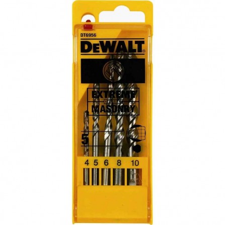 Zestaw wierteł do betonu Dewalt DT6956, 4 - 10 mm, 5 szt
