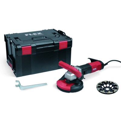 Elektryczna szlifierka do betonu Flex LDE16-8 125R, 1600 W, 125 mm + walizka