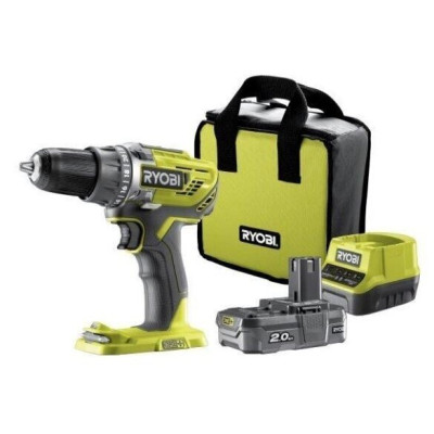 Wkrętarka akumulatorowa Ryobi R18DD3-120S, 18 V (z akumulatorem, ładowarką i torbą transportową)