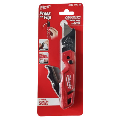 Nóż Milwaukee Fastback Flip z łamanym ostrzem