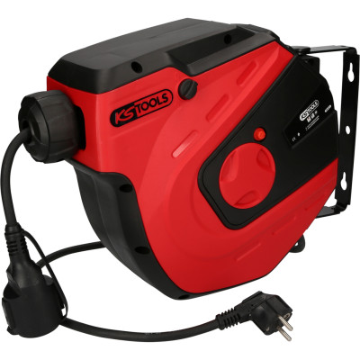 Bęben kablowy warsztatowy KS Tools, 15 m, 1,5 mm² (150.4217)