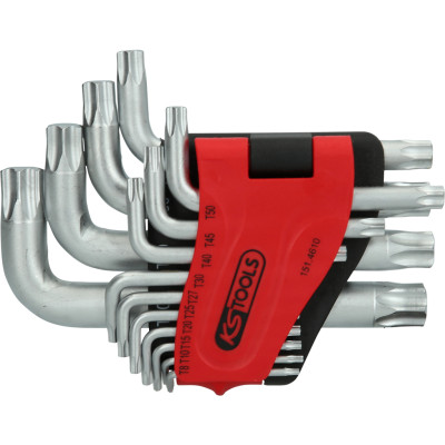 Zestaw kluczy kątowych Torx KS Tools, krótki, 14 elementów (151.4610)