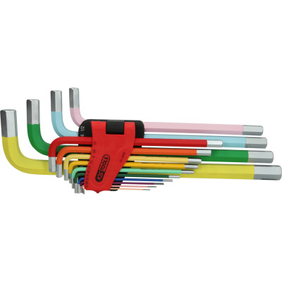 Zestaw kluczy imbusowych KS Tools, bardzo długi, 14-częściowy, cale (151.4650)