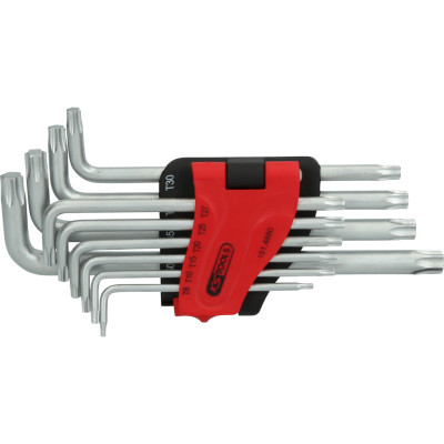 Zestaw kluczy kątowych Torx KS Tools, długi, 10 elementów (151.4880)