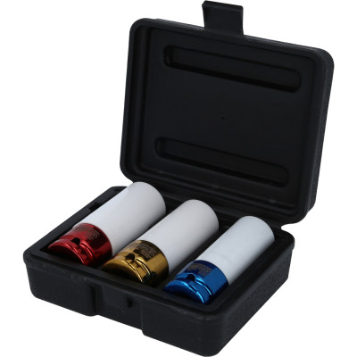 Zestaw nasadek udarowych do felg aluminiowych KS Tools 1/2", 3-częściowy (515.1005)