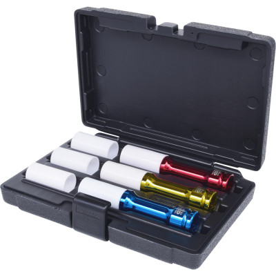 Zestaw nasadek aluminiowych KS Tools 1/2" o dużej wytrzymałości, długich, 6 elementów (515.1040)