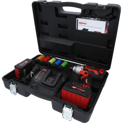 Zestaw wkrętarek udarowych akumulatorowych KS Tools eMONSTER 1/2", 9 elementów (515.6100)