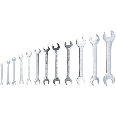 Zestaw kluczy płaskich dwustronnych KS Tools, 12 elementów, 6 x 7-30 x 32 mm (517.0123)
