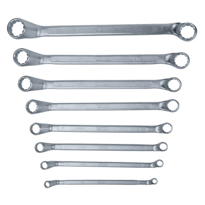 Zestaw kluczy oczkowych podwójnych KS Tools, odsadzony, 8 elementów, 6-22 mm (517.0248)