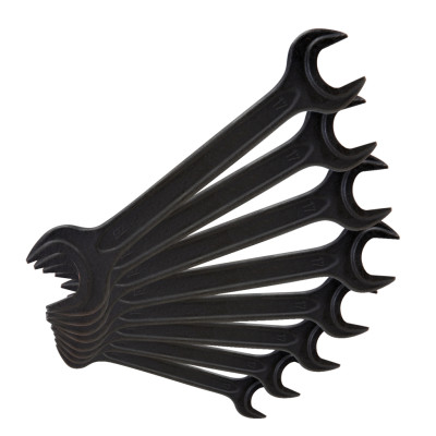 Zestaw kluczy płasko-oczkowych dwustronnych KS Tools, 10 elementów (517.1491)