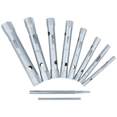 Zestaw kluczy nasadowych do rur KS Tools, 10 elementów, 6 x 7-20 x 22 mm (518.0900)