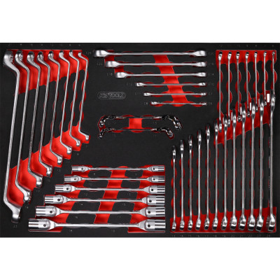 Zestaw kluczy KS Tools z wkładką piankową, 41 elementów (811.1041)