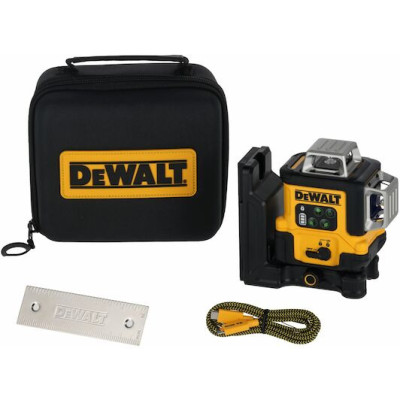 DeWalt laser krzyżowy DCLE14361GB-XJ zielony, 3 x 360°, USB-C