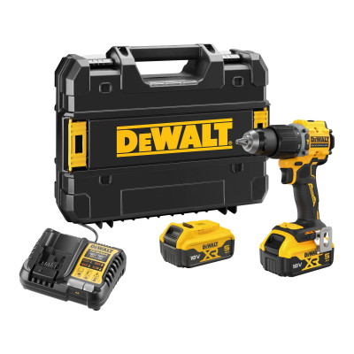 DeWalt akumulatorowa wiertarko-wkrętarka udarowa DCD799P2T-QW 18 V, 2 x 5 Ah, TSTAK