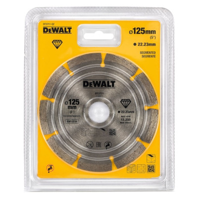 DeWalt segmentowa tarcza diamentowa DT3711-QZ 125 x 22,2 mm