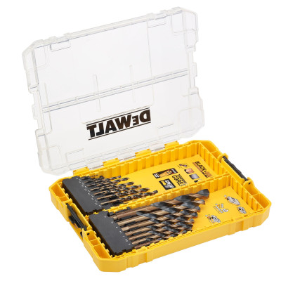 DeWalt zestaw wierteł do metalu DT70755-QZ HSS-G 1–12 mm 21 szt.