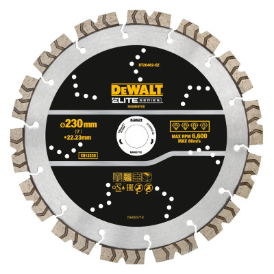DeWalt ELITE tarcza diamentowa DT20462-QZ 230 x 22,23 mm