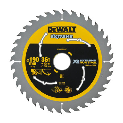 DeWalt tarcza do pilarki DT99563-QZ 190 x 30 mm 36