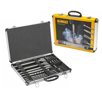 DeWalt zestaw dłut i wierteł SDS-plus DT9679-QZ 15