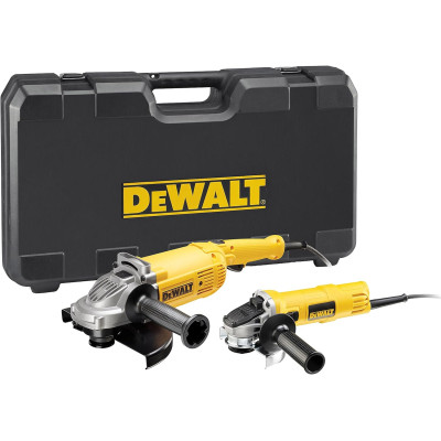 DeWalt zestaw szlifierek kątowych DWE494TWIN 230 mm i 125 mm