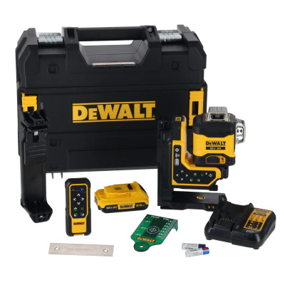 DeWalt akumulatorowy laser liniowy DCLE34035D1 18 V su nuotoliniu valdymu