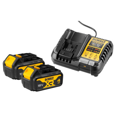 DeWalt zestaw startowy akumulatorów i ładowarki DCB1104M2 18 V 2x 4,0 Ah