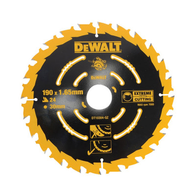 DeWalt tarcza do pilarki tarczowej DT10300-QZ 190 x 30 mm, 24 dantys