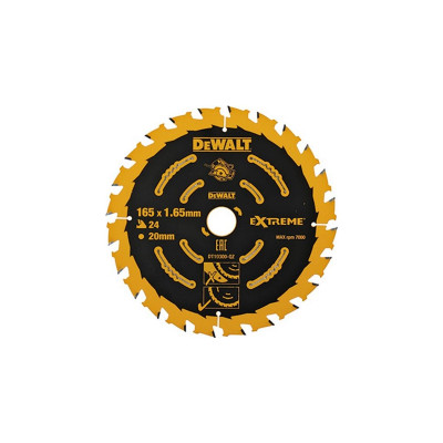 DeWalt zestaw tarcz do pilarki DT10624 / DT10640 165 × 20 mm, 2 × 24 zęby i 1 × 40 zębów