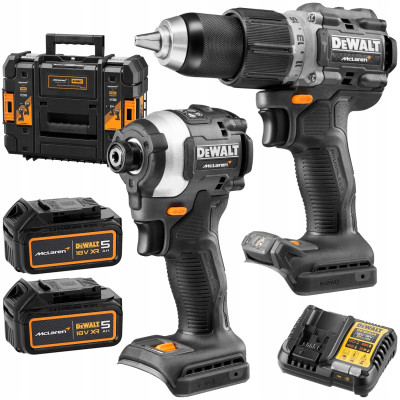 DeWalt zestaw narzędzi akumulatorowych McLaren DCK5222MP3T 5 elementów, 18 V