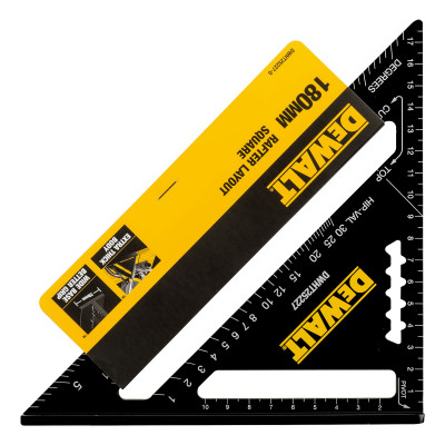 DeWalt kątownik Speed Square DWHT25227-0 18 cm, czarny