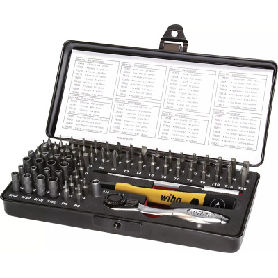 Wiha 39971 zestaw mikrobitów ESD 65 części 4 mm C4 w pudełku