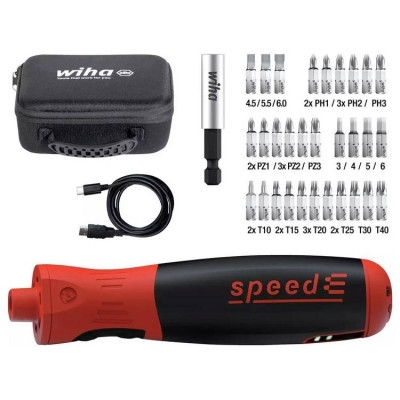 Wiha wkrętak elektryczny speedE PocketDrive 45791 z kasetą na bity