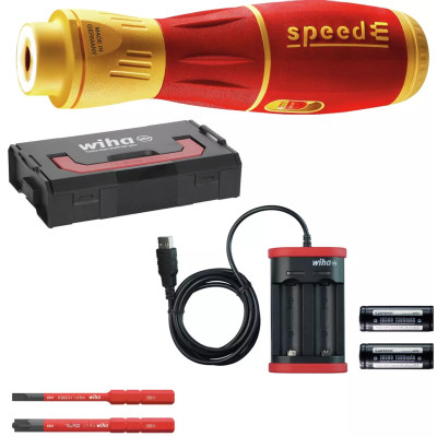 Wiha wkrętak elektryczny speedE II 44318 7 elementów L-Boxx Mini