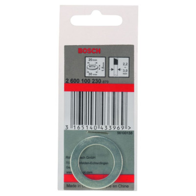 Bosch PRO saw blade reduction ring pierścień redukcyjny 30 × 1,8 × 25,4 mm