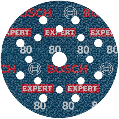 Bosch EXPERT O780 foil sanding disc krążek fibrowy 125 mm, G80