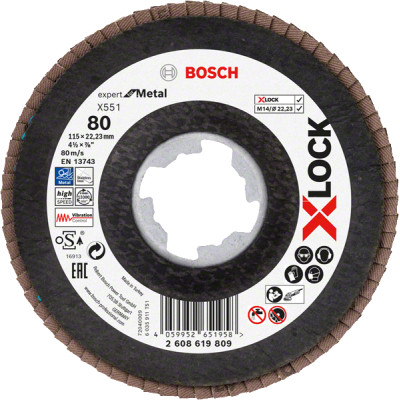 Bosch ściernica listkowa X-LOCK