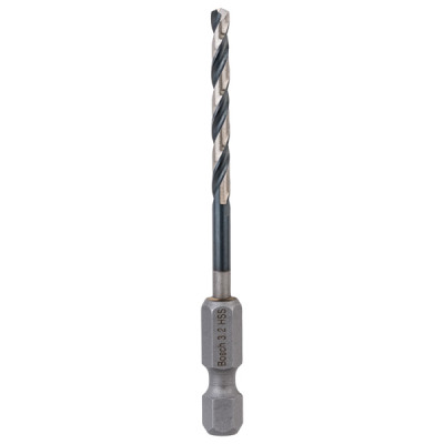 Bosch wiertło spiralne HSS z chwytem sześciokątnym 3,2 x 36 x 75 mm