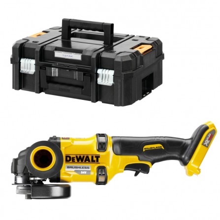 Akumulatorowa szlifierka kątowa Dewalt DCG418NT-XJ, 125 mm, 54 V + walizka